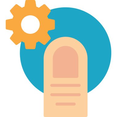 Teçhizat Web simgesi basit illüstrasyon