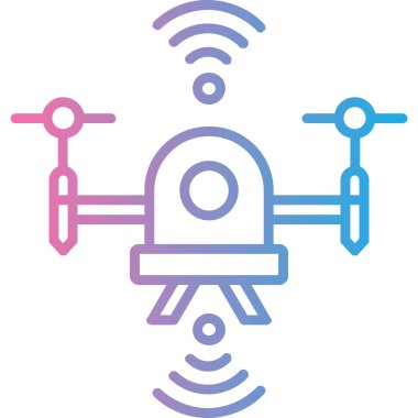 Uydu. Web simgesi basit illüstrasyon