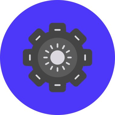 Dişli web simge vektör çizim