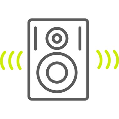 hoparlör vektör illüstrasyonu