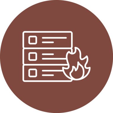 vektör ateş simgesi illüstrasyonu