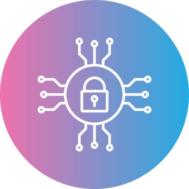 vektör illüstrasyonu, güvenlik simgesi