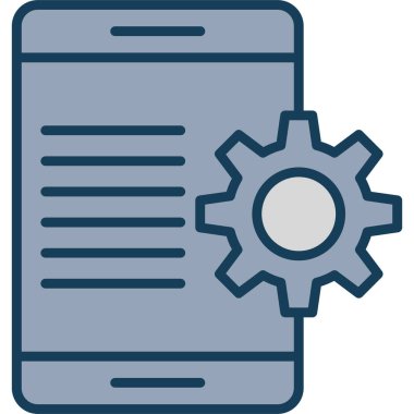 Veri analizi vektör satırı simgesi