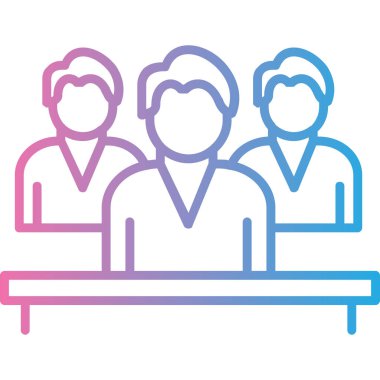 İnsan simgesinin vektör illüstrasyonu