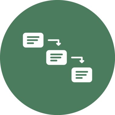 Modern simgenin vektör illüstrasyonu