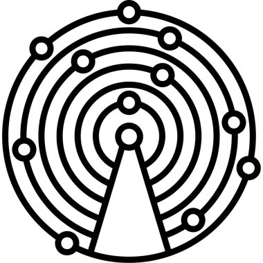 ağ bağlantısı simgesi ana hat biçiminde