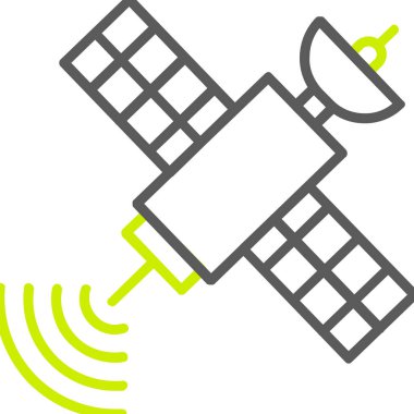 uydu anten simgesi. vektör illüstrasyonu