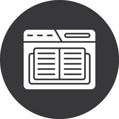 vektör lcd simgesi illüstrasyonu