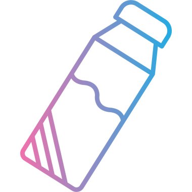 Şişe. Web simgesi basit illüstrasyon