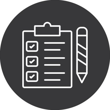 Belge simgesinin vektör illüstrasyonu