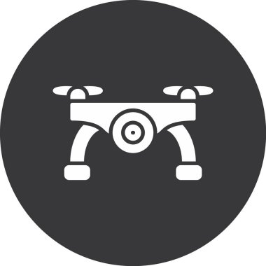 İHA simgesi, vektör illüstrasyonu