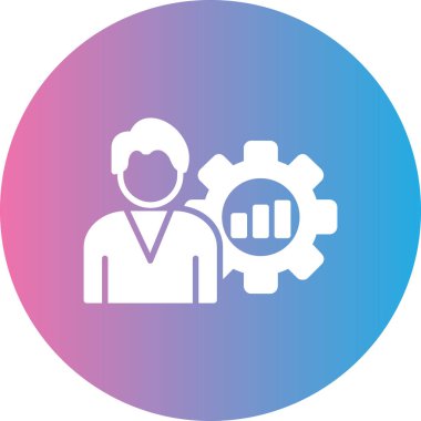 İnsan simgesinin vektör illüstrasyonu