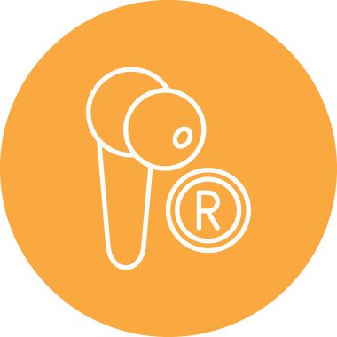 mikrofon simgesi vektör illüstrasyonu