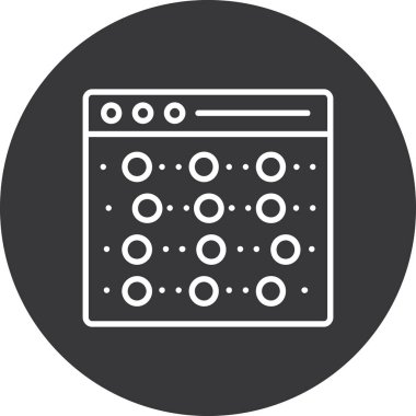 seo modern simgesinin vektör illüstrasyonu