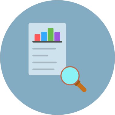 veri analiz simgesi vektör illüstrasyonu