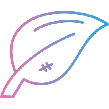 Tüy. Web simgesi basit illüstrasyon