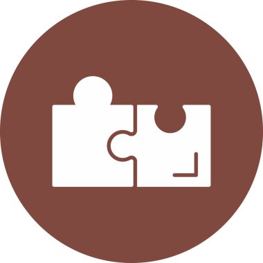 Bulmaca simgesi vektör çizimi