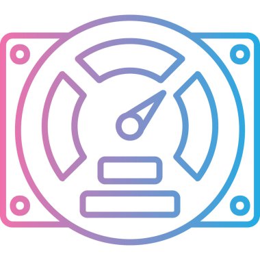 Araba tamir servisi simgesini. vektör çizim