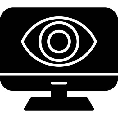 Kamera. Web simgesi basit illüstrasyon