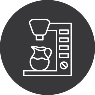 kahve fincanı ikonu vektör illüstrasyonu