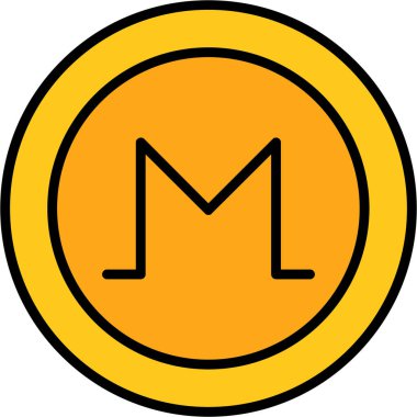 Para simgesi, vektör illüstrasyonu