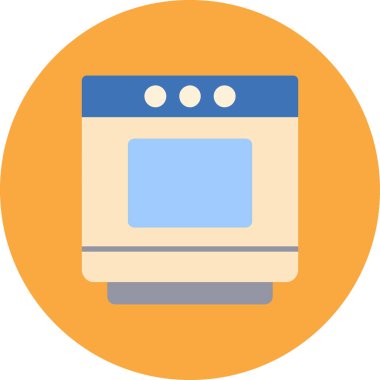 Mutfak. Web simgesi basit illüstrasyon