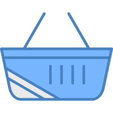 Sepet vektör illüstrasyon tasarımı