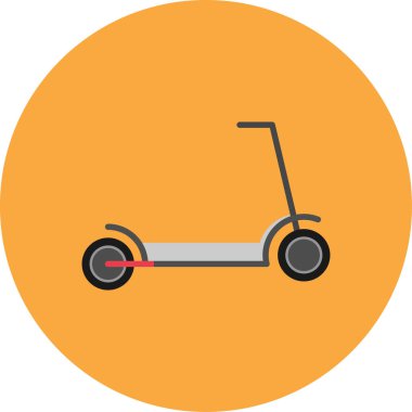 scooter vektör simgesi, modern biçim