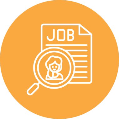 Görev simgesi vektör illüstrasyonu