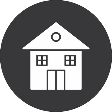 Ev simgesi vektör illüstrasyonu