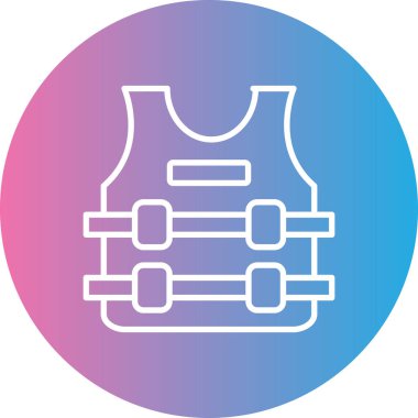 Fitness modern simgesinin vektör illüstrasyonu