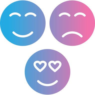 Gülümseme ikonu hazır. vektör illüstrasyonu