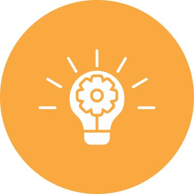 ampul simgesi vektör illüstrasyonu