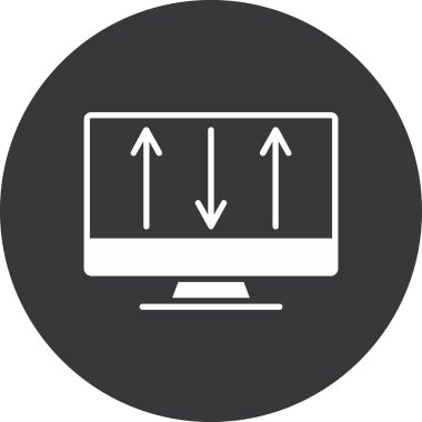 ok simgesi vektör illüstrasyonu