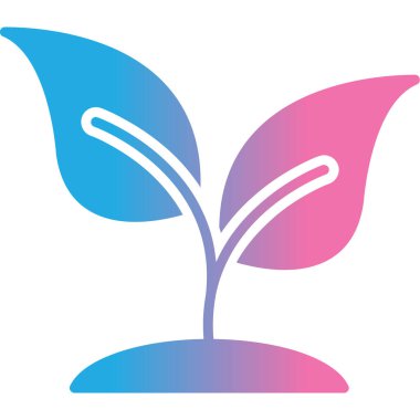 Bir yaprağın vektör illüstrasyonu