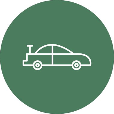 araba simgesi vektör illüstrasyonu