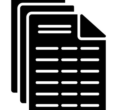 belge dosya simgesi vektör illüstrasyonu