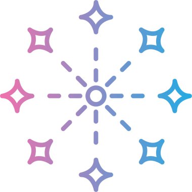 Kar tanesi. Web simgesi basit tasarım