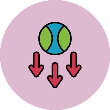 seo modern simgesinin vektör illüstrasyonu