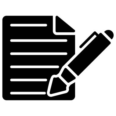 kitap vektörü glyph düz simgesi