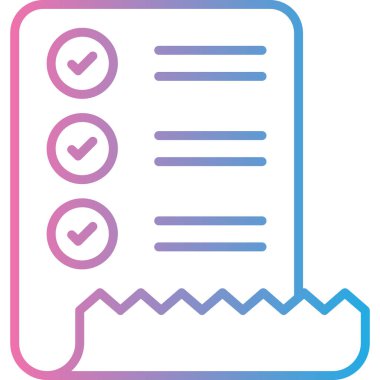 Belge. Web simgesi basit illüstrasyon