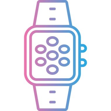 İzle. Web simgesi basit illüstrasyon