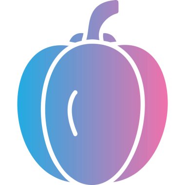 Elma. Web simgesi basit illüstrasyon