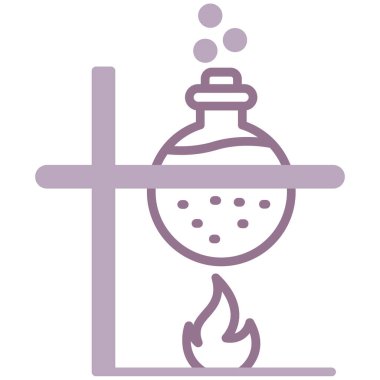 Yangın. Web simgesi basit illüstrasyon