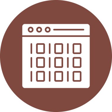 veri simgesi, vektör illüstrasyonu