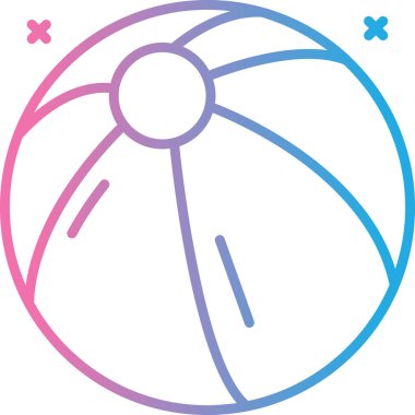 Bir basketbol ikonunun vektör illüstrasyonu