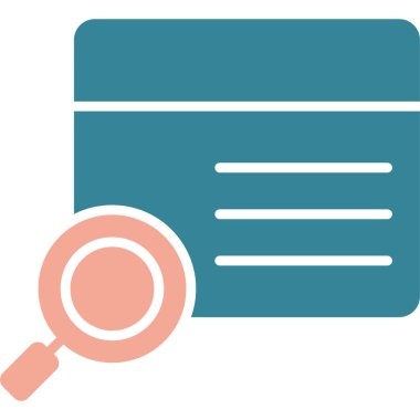 Belge. Web simgesi basit illüstrasyon