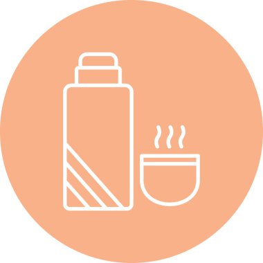 Bir kahve fincanının vektör çizim simgesi