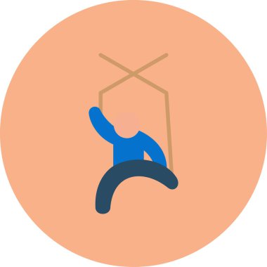 Salla. Web simgesi basit illüstrasyon