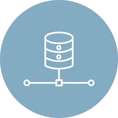 Vektör illüstrasyonu, silo simgesi